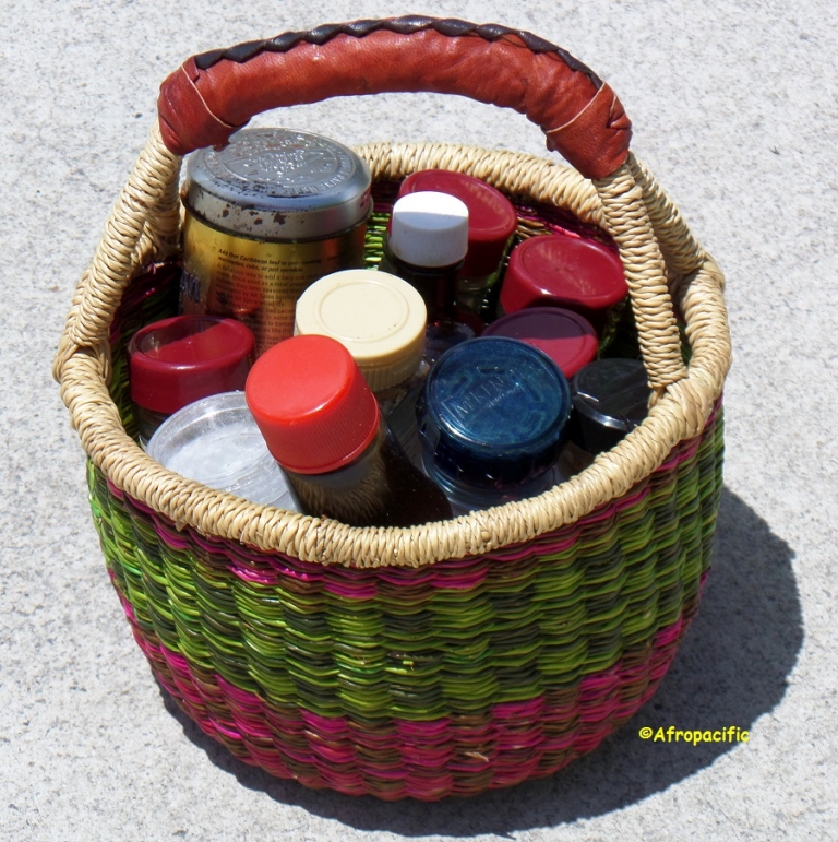 Uses of the baskets Afropacific Enterprise